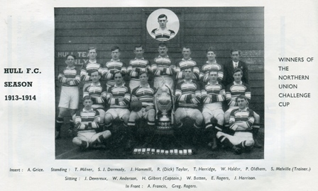 Hull FC Winning Team 1914